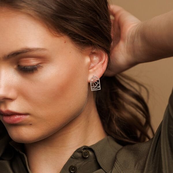 ChristinaPauls Slow jewellery Mini Ohrstecker Onda in Silber oder Gold