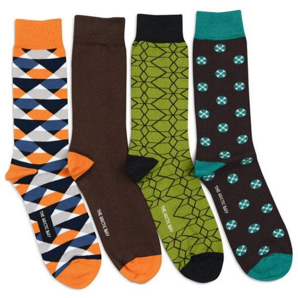The Arctic Bay Baumwollsocken aus Bio-Baumwolle – Gaea Edition (4er Set)