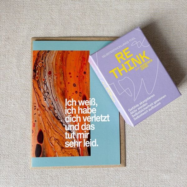 embrace cards Geschenk-Set für Geburtstag | Jahrestag | Genesung | Abschied