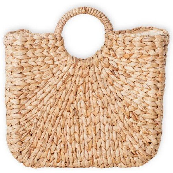 Soeji Gewebte Sommertasche | Einkaufstasche SAMBAS aus Wasserhyazinthe