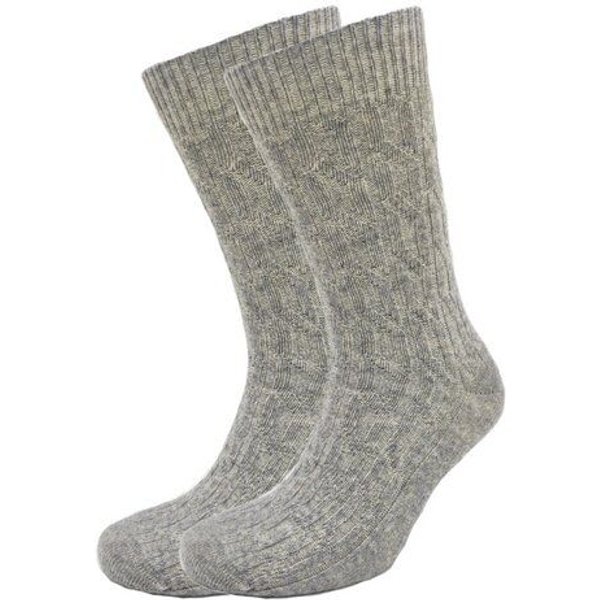 BLS Organic 2er Pack Jaquard Design GOTS zertifizierte Bio-wolle Kinder Socken