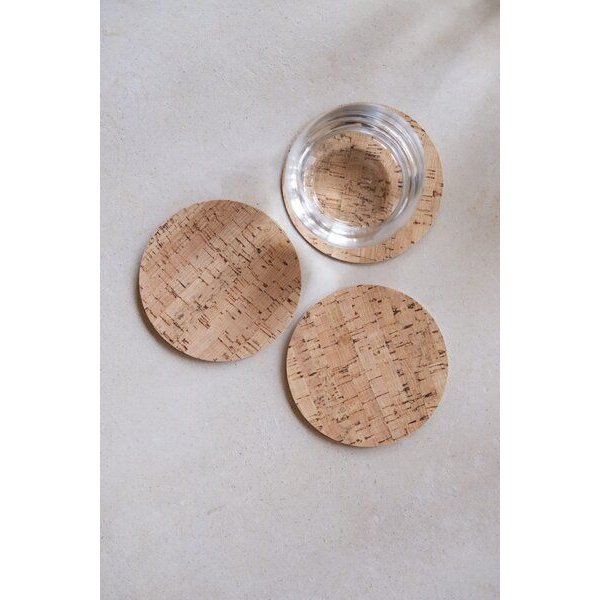 Clarissakork 6er Set Glasuntersetzer aus Kork