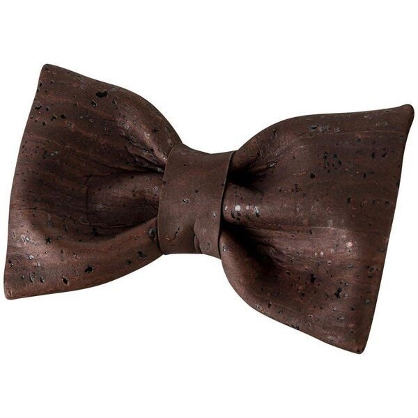 Kork-Deko Elegante Korkfliege für Herren - in schwarz, beige oder braun