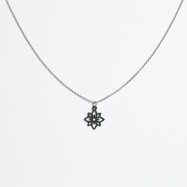 feinformart Kette mit Holzanhänger 'Flower Mini'