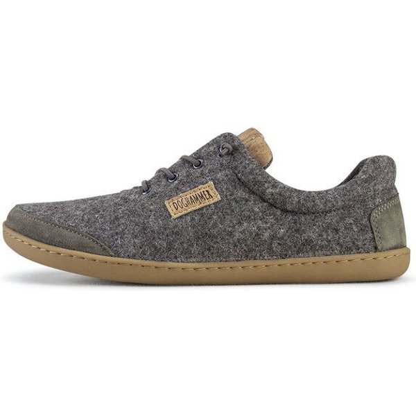 Doghammer Barfußschuh aus deutscher Wolle - Terrar Wool greyish