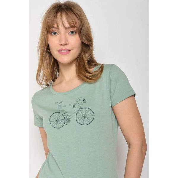 GREENBOMB Bike Classic Loves - Lässiges T-Shirt aus Bio-Baumwolle / hochwertiger Print / GOTS / Fair & Vegan