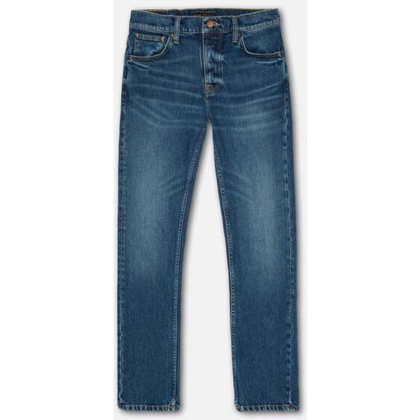 Nudie Jeans Männer Jeans - Grim Tim - Workers Blue