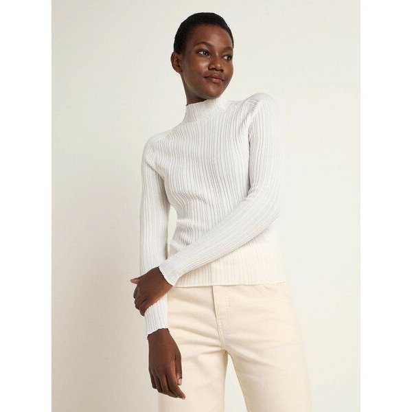 LANIUS Rippenpullover aus Bio-Baumwolle