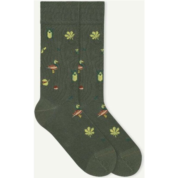 von Jungfeld Gemusterte Socken mit Herbst Icons | 1 Paar