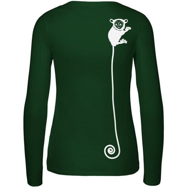HANDGEDRUCKT "Teeny Weeny Goblin" Frauen Longsleeve Neutral