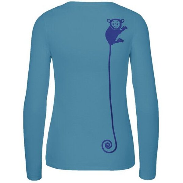 HANDGEDRUCKT "Teeny Weeny Goblin" Frauen Longsleeve Neutral