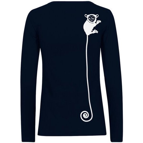 HANDGEDRUCKT "Teeny Weeny Goblin" Frauen Longsleeve Neutral