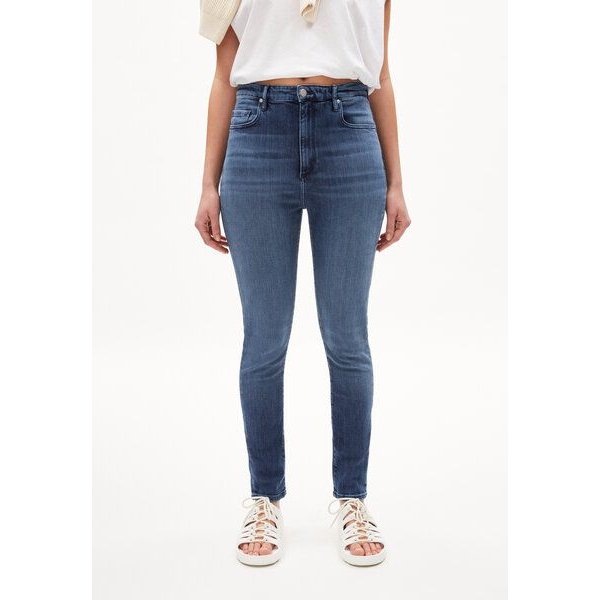 ARMEDANGELS INGAA Damen Jeans Skinny Leg High Waist Bio-Baumwoll Mix X-Stretch