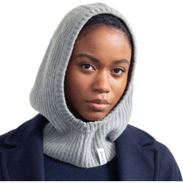 Rifò - Circular Fashion Made in Italy Kapuzenschal/ Balaclava aus Recycelter Kaschmirwolle