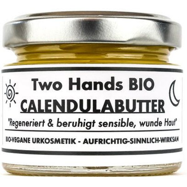 Two Hands BIO Calendulabutter mit Bio-Calendula & Bio-Sheabutter - 50 ml - Bio Vegan