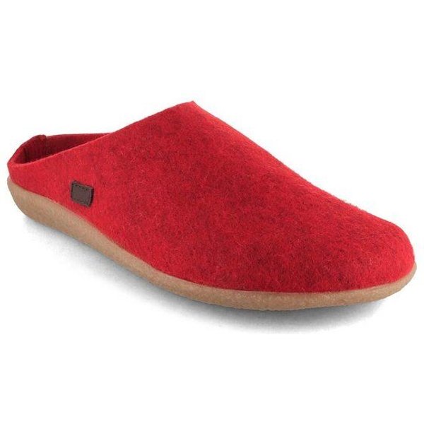 Tuffeln Hygge Filzpantoffeln nachhaltige Hausschuhe mit Wechselfußbett und rutschfester Gummisohle