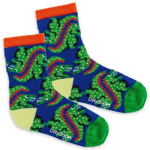 DillySocks Kindersocken Lil Ur Ex the T Rex aus Biobaumwoll-Mix