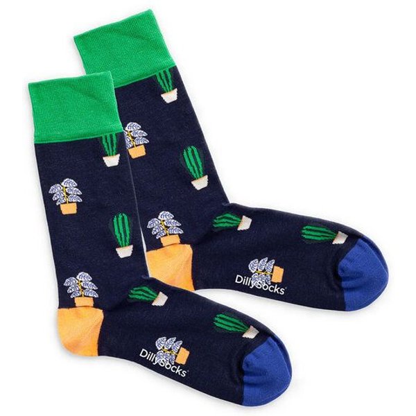 DillySocks Socken Green Thumb aus Biobaumwoll-Mix