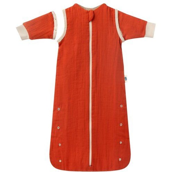 Mababu 0.5 TOG Kugelschlafsack Sommer | Babyschlafsack Musselin Bio-Baumwolle | Mitwachsend | Ideal für Frühling & Sommer