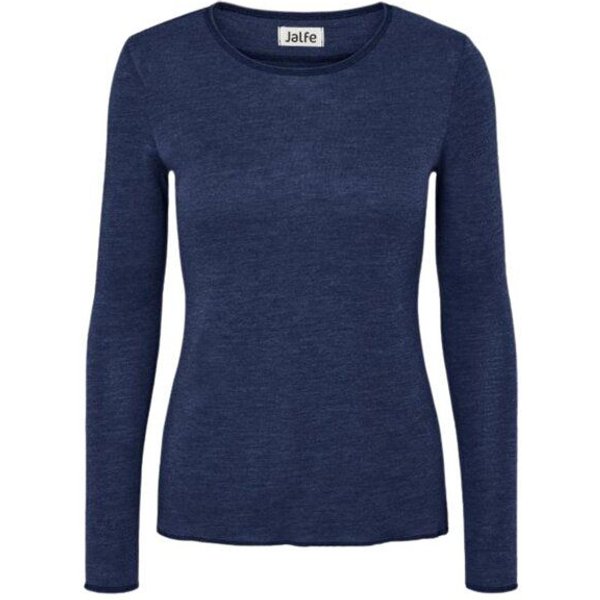 Jalfe Longsleeve Wolle plain melange