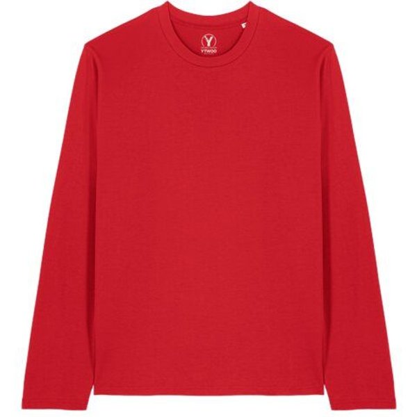 YTWOO Basic Unisex Langarmshirt aus 100% Biobaumwolle