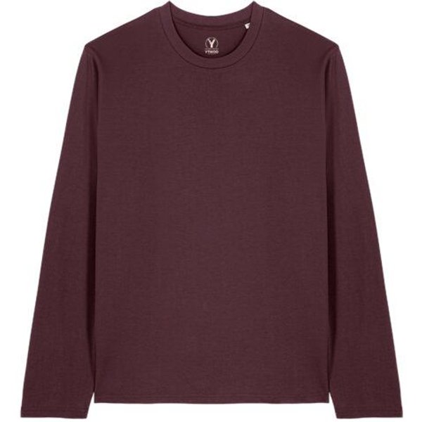 YTWOO Basic Unisex Langarmshirt aus 100% Biobaumwolle