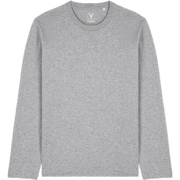 YTWOO Basic Unisex Langarmshirt aus 100% Biobaumwolle