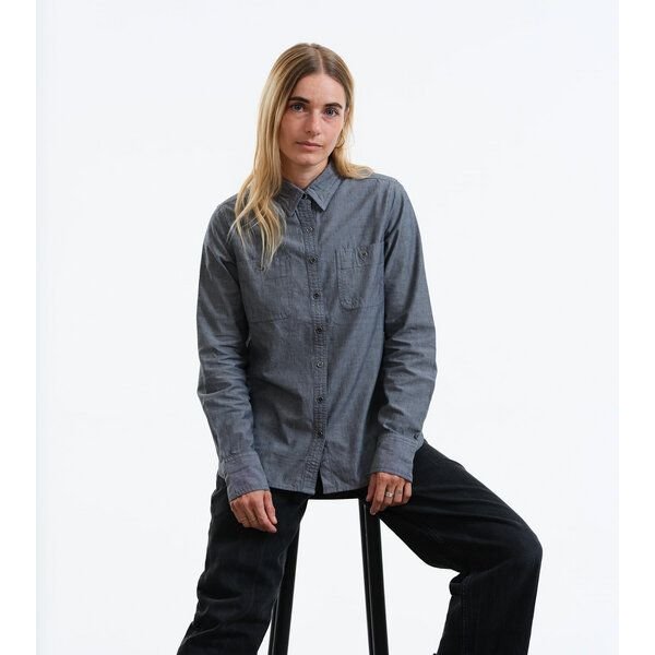 GARY MASH Damenbluse Chambray aus Biobaumwolle
