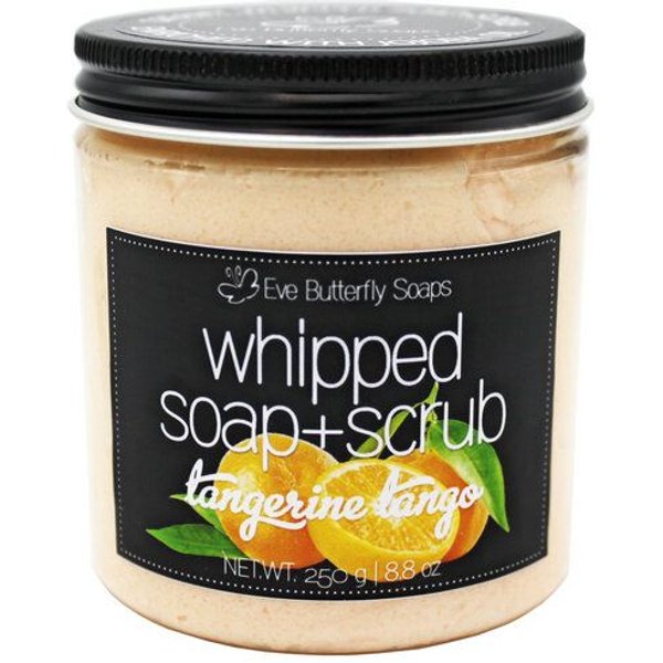 Eve Butterfly Soaps Whipped Soap+Scrub Tangerine Tango