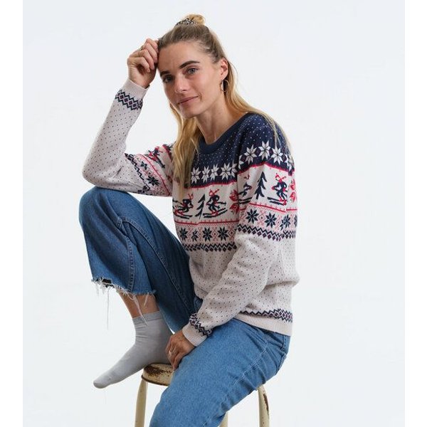 GARY MASH Pullover Lamona aus feinem Jacquardstrick