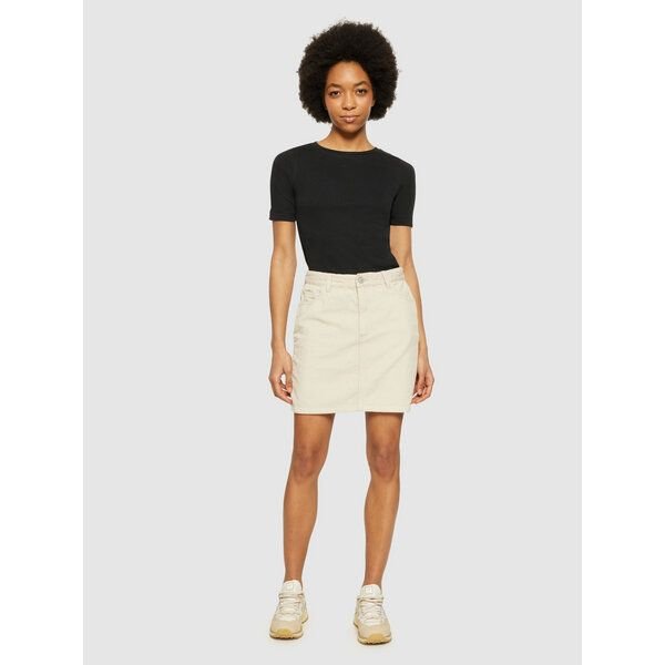 KnowledgeCotton Apparel Cord Rock Irregular Corduroy Skirt aus Bio-Baumwolle