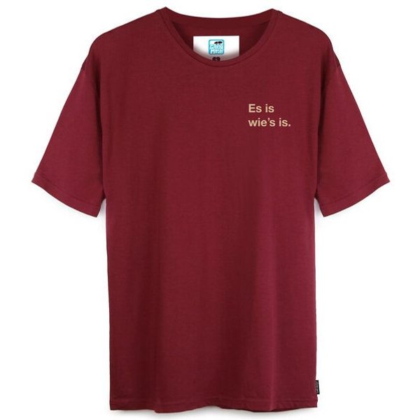 GARY MASH Shirt Es is wie's is. aus Biobaumwolle