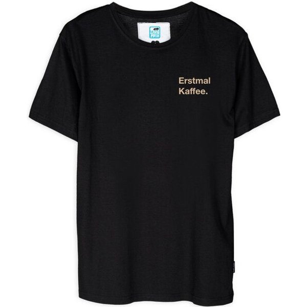 GARY MASH Shirt Erstmal Kaffee. aus Biobaumwolle