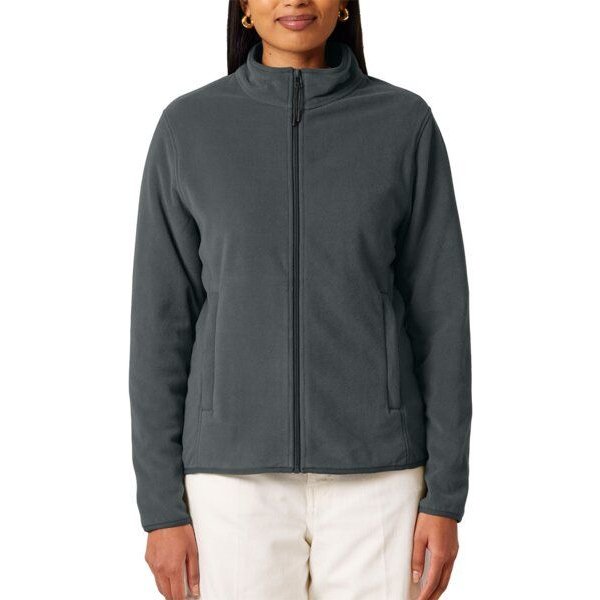YTWOO Damen Fleecejacke enganliegend aus 100% recyceltem Polyester