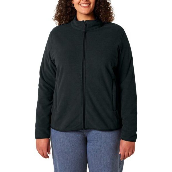 YTWOO Damen Fleecejacke enganliegend aus 100% recyceltem Polyester