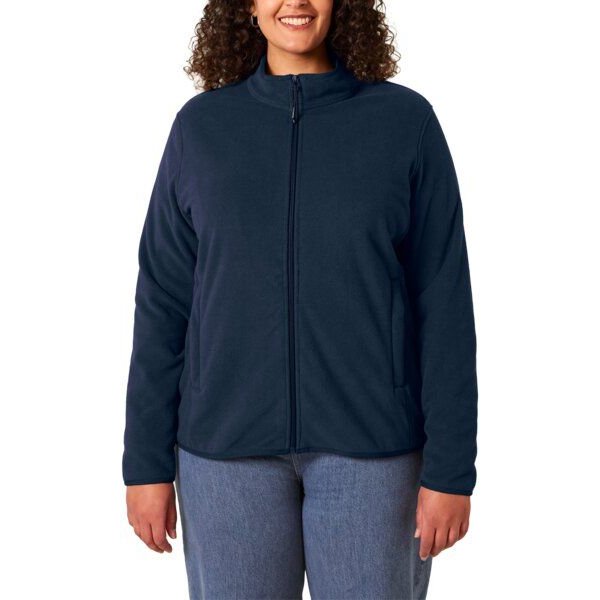 YTWOO Damen Fleecejacke enganliegend aus 100% recyceltem Polyester