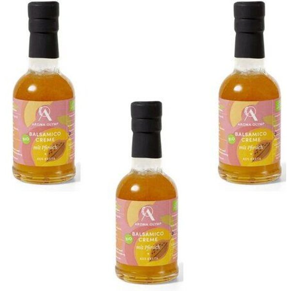 Aroma Olymp Bio Balsamico Creme mit Pfirsich