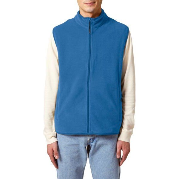 YTWOO Herren ärmellose Basic Fleecejacke aus 100% recyceltem Polyester