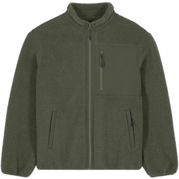 YTWOO Relaxed- Fit Sherpajacke Unisex aus 100% Recyceltem Polyester