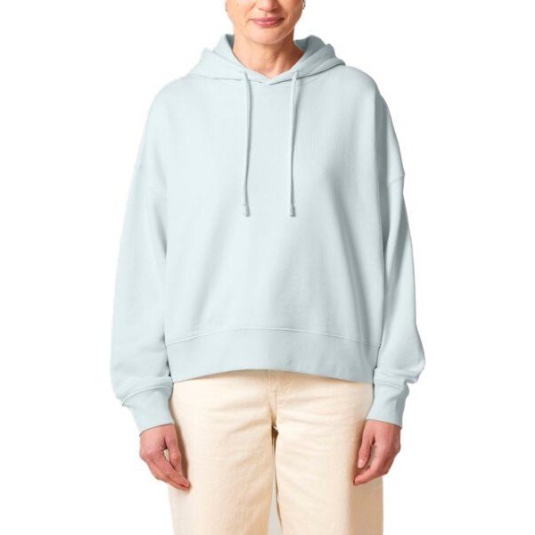 YTWOO Moderner Damen Oversized Drop-Shoulder Hoodie Nachhaltig aus 100% Biobaumwolle