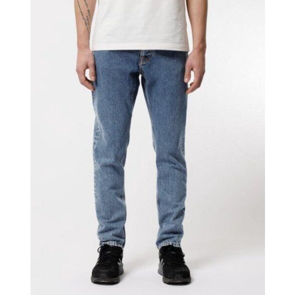 Nudie Jeans Steady Eddie II - Friendly Blue