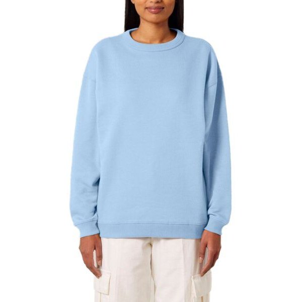 YTWOO Modernes Oversized Damen Crewneck Sweatshirt aus 100% Biobaumwolle