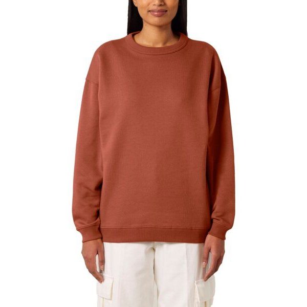YTWOO Modernes Oversized Damen Crewneck Sweatshirt aus 100% Biobaumwolle