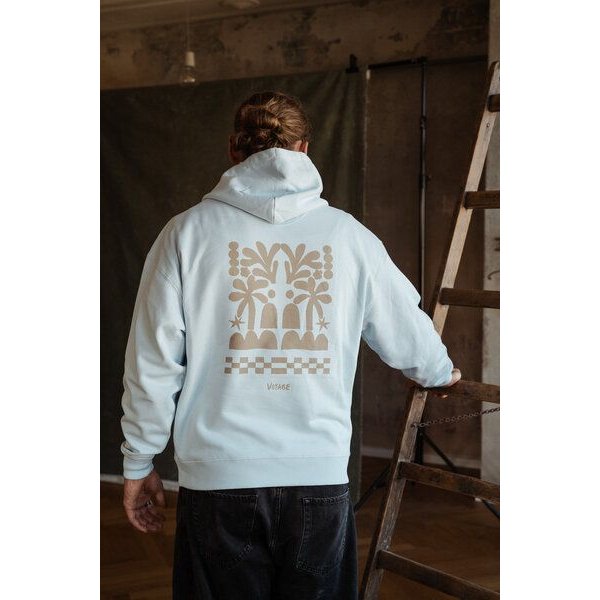 Kultgut Artdesign- Moderner Oversize Kapuzenpullover / Voyage