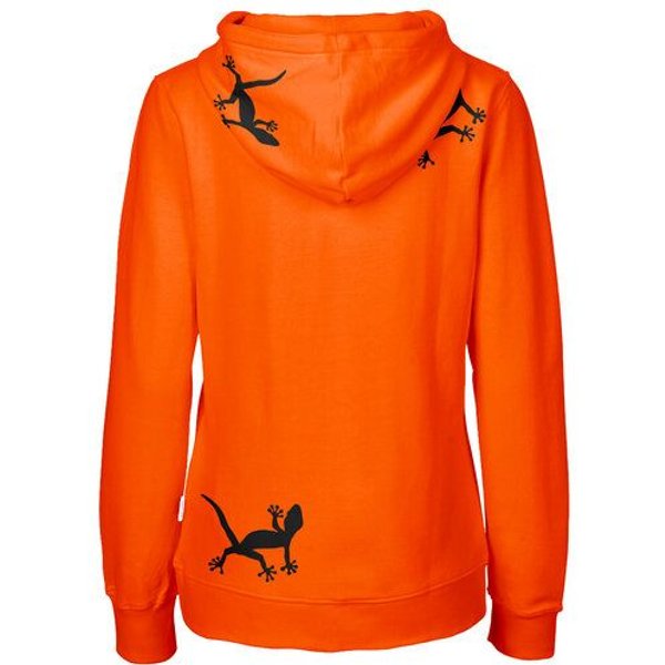 HANDGEDRUCKT "Geckos" Frauen Zip Hoody Neutral