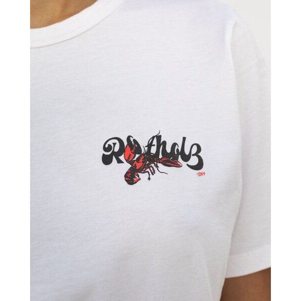 Rotholz Lobster Logo T-Shirt aus Bio Baumwolle