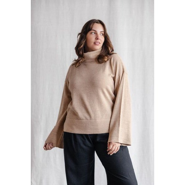 Jyoti - Fair Works Baby-Alpaka Turtleneck Strickpullover Atico