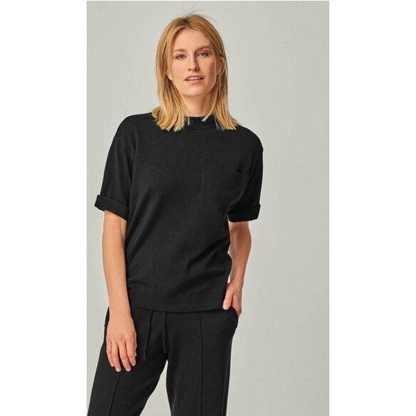 YOU LOOK PERFECT 100% Merino gestricktes T-Shirt "Elfie"