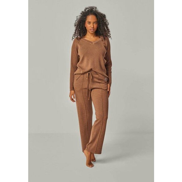 YOU LOOK PERFECT Merino Loungewear Set „Strickpullover Dorina & Strickhose Elisa"