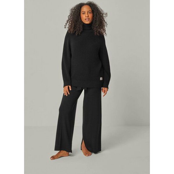 YOU LOOK PERFECT Merino Loungewear Set „Strickpullover Eve & Strickhose Bailey"